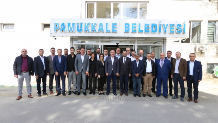 Ak Parti Yönetiminden Pamukkale'ye Ziyaret