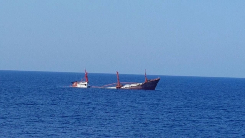Akdeniz Antalya Kıyısında Türk Yük Gemisi Battı