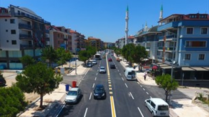 Denizli'de Bursa Caddesi trafiğe açıldı