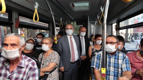 Denizli'de Kovid-19 denetimi gün boyu devam etti