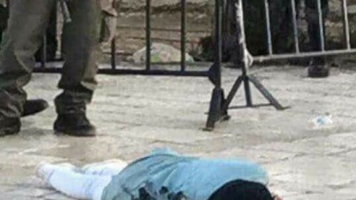 İsrail Sokak Ortasında Masum Bir Kızı Kurşunladı